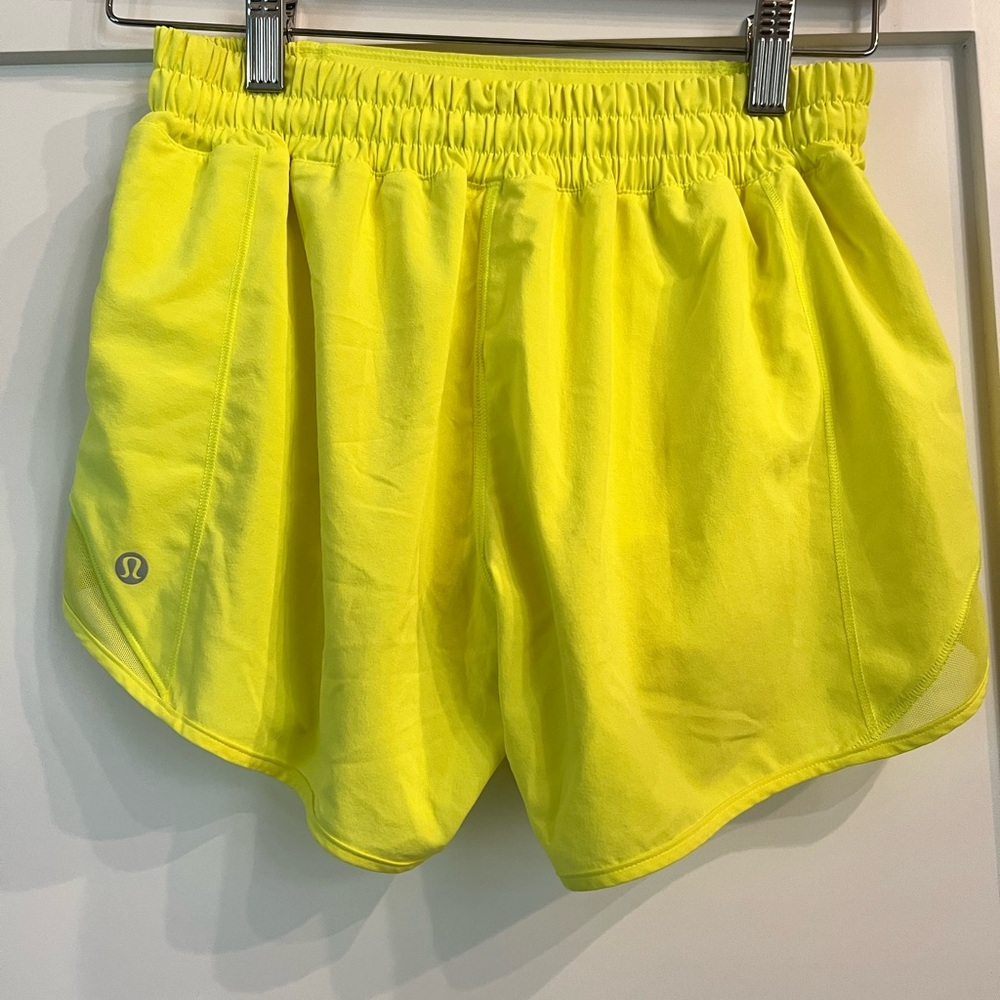 lululemon athletica Yellow Athletic Shorts